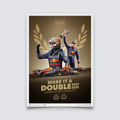 Oracle Red Bull Racing - Make It A Double - Max Verstappen - 2022 F1® World Drivers' Champion