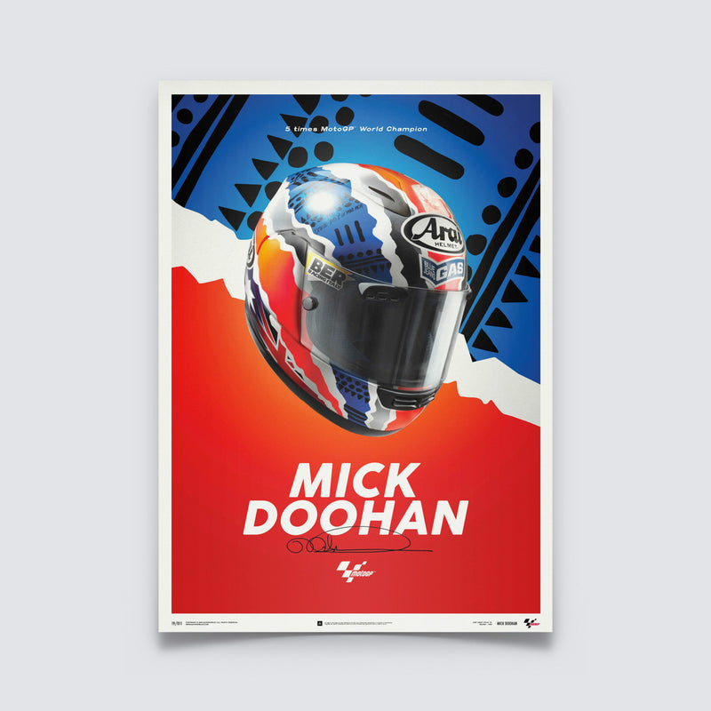 Mick Doohan - Helmet - 1999 - Poster