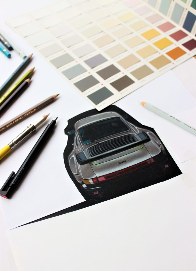 Porsche 930 Turbo Print - Limited Edition Giclée Print