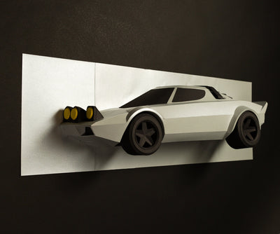 Rally Legend - Papercraft Car Sculpture