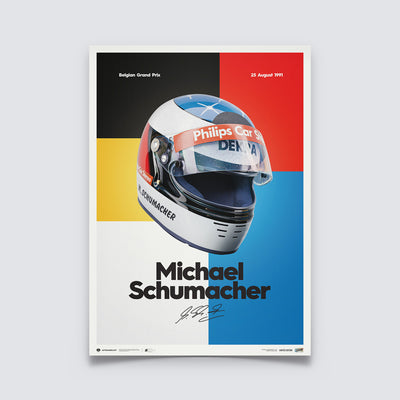 Michael Schumacher - Helmet - 1991