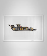 Lotus 72 - Art Screen Print - Emerson Fittipaldi Signed Edition