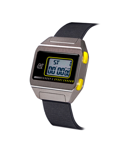 Group C - Bare Brushed Stainless Steel with Yellow accents
