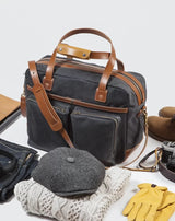 The 48H Travel Bag In Charcoal & Roasted