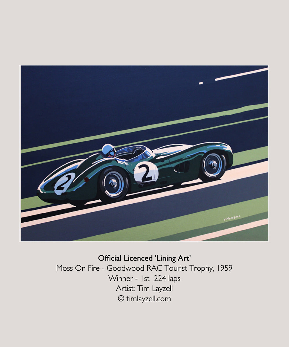 フォルティッシモ・レーシングカーズ レコード Tim Layzell – Moss On Fire #LeatherArt Motorsport GTO Holdall – CD