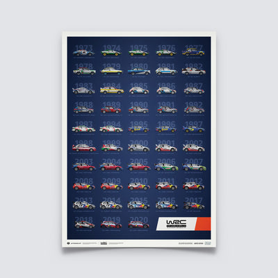 WRC Manufacturers' Champions 1973-2020 - 48th Anniversary | Limited Edition