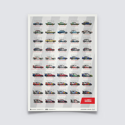 WRC Manufacturers' Champions 1973-2021 - 49th Anniversary | Limited Edition