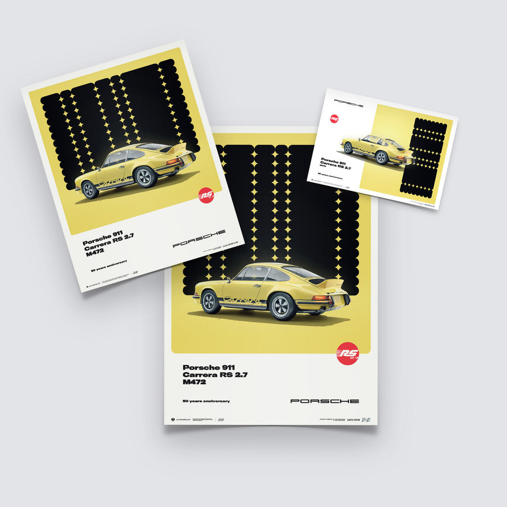 Porsche 911 Carrera RSR 2.8 – 50th Anniversary – 1973 – Targa Florio –  Poster