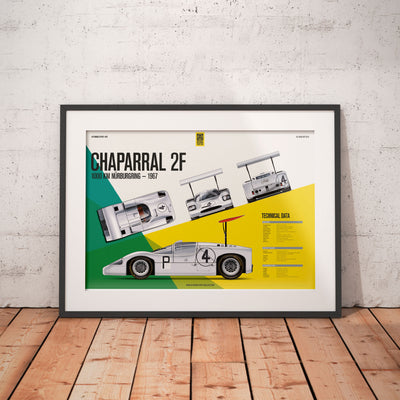 Poster AUTOMOBILSPORT #05 (2 sided) - Chaparral 2F