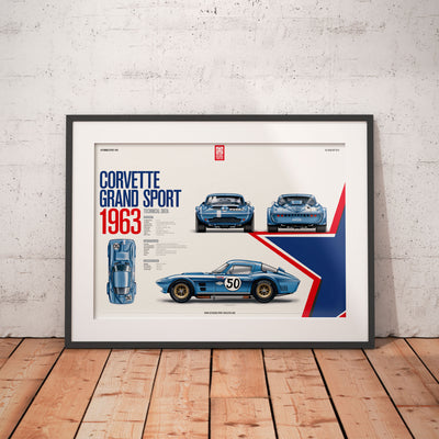 Poster AUTOMOBILSPORT #09 (2 sided) - Corvette Grand Sport