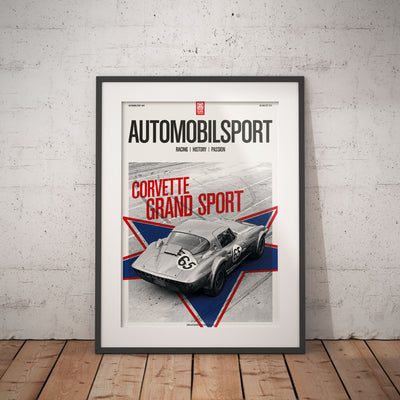 Poster AUTOMOBILSPORT #09 (2 sided) - Corvette Grand Sport