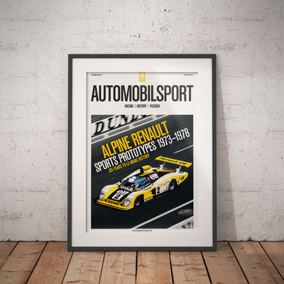 Poster AUTOMOBILSPORT #14 (2 sided) - Alpine Renault A442 V6 Turbo
