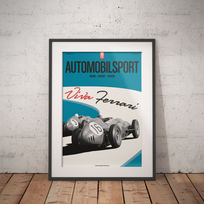 Poster AUTOMOBILSPORT #15 (2 sided) - Ferrari 246 Dino F1