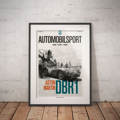 Poster AUTOMOBILSPORT #17 (2 sided) - Aston Martin DBR1