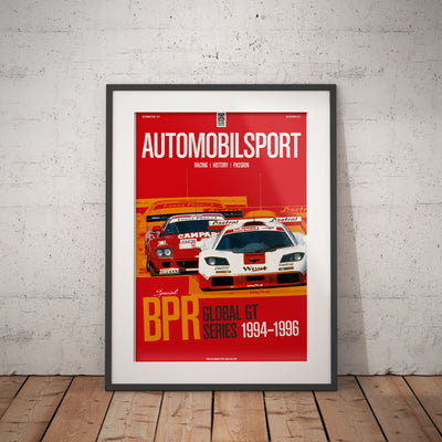 Poster AUTOMOBILSPORT #23 (2 sided) - McLaren F1 GTR 1996