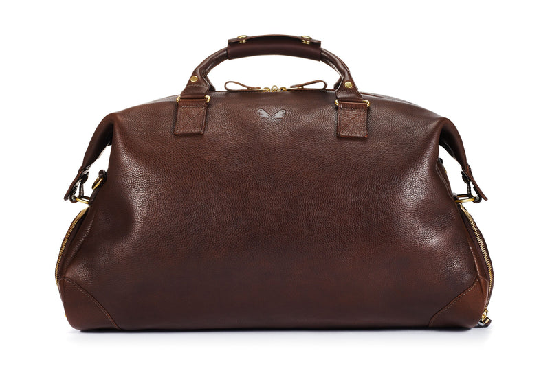The Leather Weekender