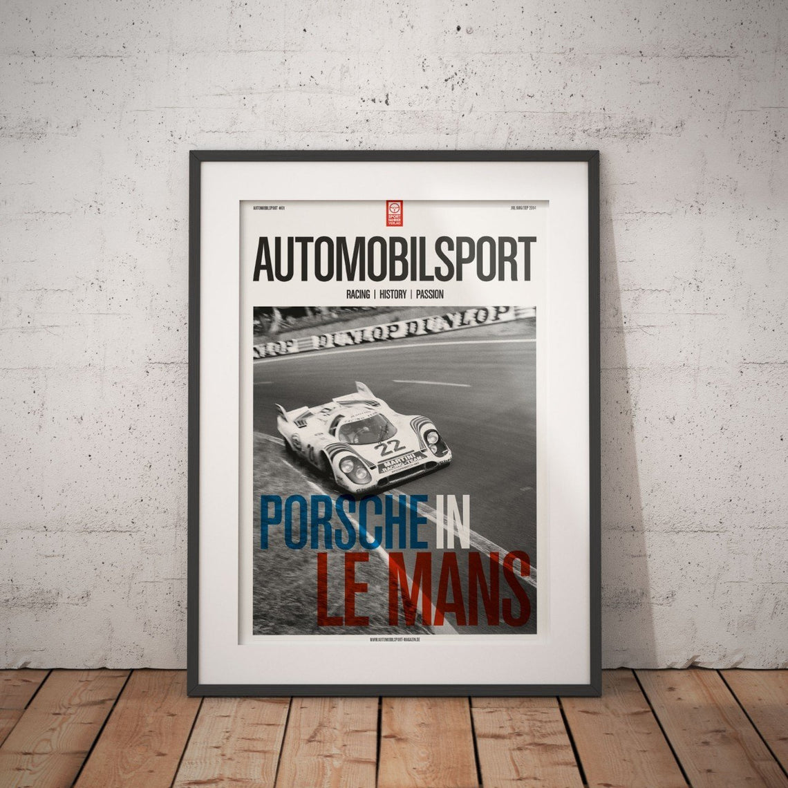 Poster AUTOMOBILSPORT #01 (2 sided) - Porsche 917K