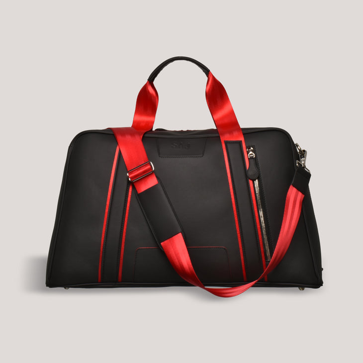 Racing Red – AR Fangio ‘Leather Art’ Motorsport GTO Holdall
