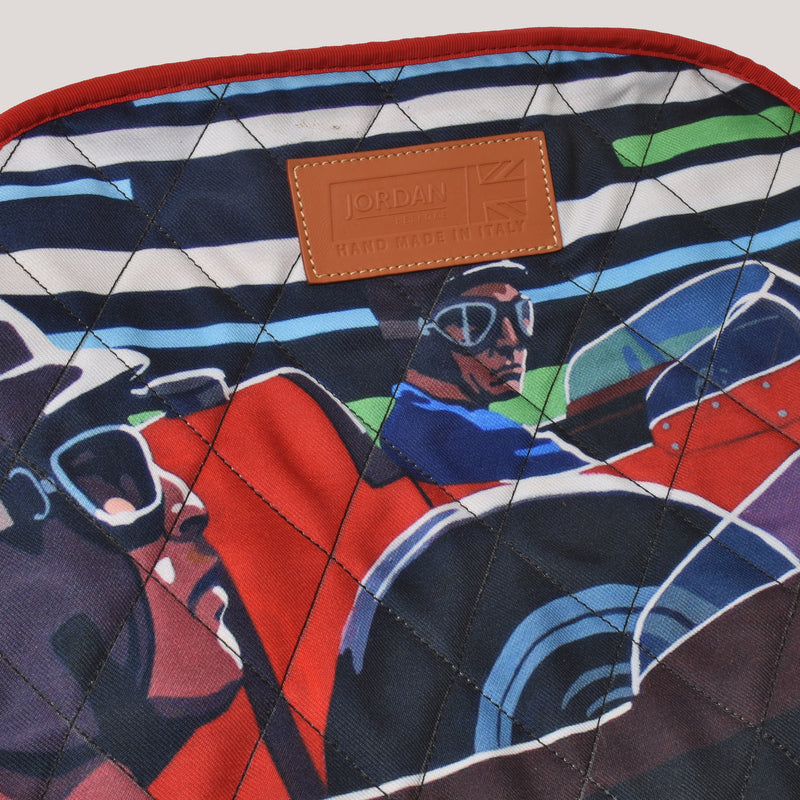 Tim Layzell – Fangio/Collins ‘Leather Art’ Motorsport GTO Helmet Bag