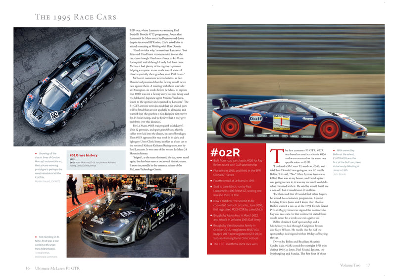 McLaren F1 GTR - The Definitive History by Mark Cole