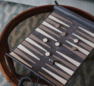 Roll Up Travel Backgammon